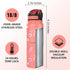 Fanhaw Water Bottles Stainless Steel Insulated Vacuum 20oz Water Bottle for Kids/Adults, 2 Lids Leak Proof Thicken Double Wall for Cold & Hot Beverages, BPA Free (Ocean)