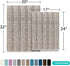 Chenille Bathroom Rugs Set Non-Slip Bath Mats for Bathroom Extra Soft and Absorbent Shaggy Bath Mats for Bathroom Floor Indoor Mat for Kitchen/Entryway (Standard: 20" x 32" and 17" x 24"),Taupe