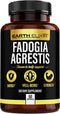 Earth Elixir Fadogia Agrestis Supplements 1200mg (60 Capsules) -Max Purity – 100% Pure Fadogia Agrestis Extract – Zero Fillers - Gluten Free - Non-GMO Vegan Capsules