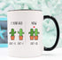 YouNique Designs 1 Year Anniversary Mug, 11 Ounces, Funny One Year Anniversary Coffee Mug for Boyfriend and Girlfriend, 1 Year Dating Anniversary Cup, 1st Year Dating Anniversary (Black Handle)