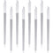 8 Packs Diamond Nail File Stainless Steel Double Sided Nail File Metal File Buffer Fingernails Toenails Manicure Files Manicure Pedicure Tools for Salon and Home, 8 Inches
