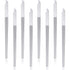 8 Packs Diamond Nail File Stainless Steel Double Sided Nail File Metal File Buffer Fingernails Toenails Manicure Files Manicure Pedicure Tools for Salon and Home, 8 Inches