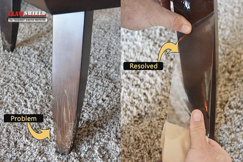 CLAW SHIELD THE TOUGHEST SCRATCH PROTECTOR, CLAW BARRIER FOR ANXIOUS DOG. PREVENT DOOR, DOOR FRAME & WALL DAMAGE SCRATCH BARRIER FOR DOG & CAT CLAWING