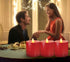 Kitch Aroma D 3.15" H 3.15" Set of 3 Red Flameless Candles Flickering Candles Burgundy Red Color Decorative Battery Flameless Candle Classic Real Wax Pillar with Dancing LED Flame with Remote Control