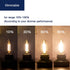 FLSNT B11 E12 LED Candelabra Base Bulbs 60W Equivalent, 4.5W Dimmable LED Candle Light Bulbs, 2700K Soft White, Pack of 12