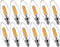FLSNT B11 E12 LED Candelabra Base Bulbs 60W Equivalent, 4.5W Dimmable LED Candle Light Bulbs, 2700K Soft White, Pack of 12