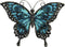 Liffy Metal Butterfly Wall Decor Outdoor Indoor Metal Wall Art Butterfly Hanging Decorations Metal and Glass Garden Theme Home Decorations for Garden Living Room Bedroom