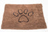 Dog Gone Smart Dirty Dog Doormat Cute Paw Print Ultra Water Absorbent Fast Drying Microfiber Small, Medium, Large and Runner Heavy Non-Skid/Slip Backing Machine Wash, Rain Snow Muddy Wet Shoes & Paws