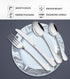 VIVANI 16 Piece Silverware Set, Flatware Sets for 4, Cutlery Set, Kitchen Utensil Sets, Spoons and Forks Set (V002)