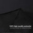EVENTSDECO Round Tablecloth Black Table Cloth 132 Inch Polyester Fabric Table Cloths for Banquet Party Dining Buffet and Vendor