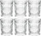 CZUMJJ 10 oz Romantic Water Glasses 6 Pack Premium Drinking Glasses Tumblers Vintage Glassware Set, Perfect for Drinking Whiskey, Juice, Beverages, Beer, Cocktail