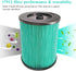 17912 Hepa Filter Replacement fit for Craftsman 9-17912 Wet/Dry Vacuum Filter with High Efficiency Particle Air