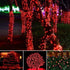 Joomer Red Solar String Lights, 105ft 300 LED 8 Modes Outdoor String Lights Waterproof Fairy Tree Lights for Garden, Patio, Fence, Balcony, Outdoors