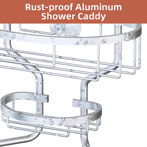 Shower Caddy Over Shower Head,Ewaiira Hanging Shower Caddy Bathroom 3 Tier Shower Caddy Shower Organizer Hanging Shower Caddy Over Shower Head No Rust