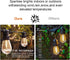 Alitade 50FT S14 LED Outdoor String Lights 18 Shatterproof Plastic Bulbs (2 Spare) for Patio,Backyard,Porch and Commercial Lighting,Warm White Light,Best for Commercial,Festival Decor,Gift