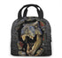 3d Dinosaur Lunch Bag for Men Women Insulated Lunch Box with Front Pocket for Work Reusable Cooler Tote Bag for Office School Picnic Hiking Beach