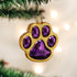 Old World Christmas Ornaments: Dog and Pet Accessories Glass Blown Ornaments for Christmas Tree, Paw Print