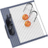 Fixparts Roll Up Dish Drying Rack Over The Sink Dish Drying Rack,Multi-Purpose Kitchen Rolling Dish Drainer Foldable SUS304 Stainless Steel Dish Drying Rack?17.5" x 15.2"?