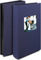NESCL Photo Album 4x6 Photos Hold 408 Slip-in Acid-Free Black Pockets Picture Book, Linen Cover Small Photo Albums for Wedding Anniversary Family Baby Vacation Christmas Gifts (Blue)