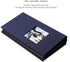 NESCL Photo Album 4x6 Photos Hold 408 Slip-in Acid-Free Black Pockets Picture Book, Linen Cover Small Photo Albums for Wedding Anniversary Family Baby Vacation Christmas Gifts (Blue)