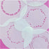 Lacupella 10 pieces Wreath Stencil Set for Cookie Wood Canvas Decorating Artist Art and Craft Monogram Wedding Birthday - Food Grade Reusable Mylar Template - DIY Mixmedia