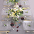 WDF 60PCS Clear Plastic Plates-Clear Square Disposable Plates-7inch Plastic Appetizer Plates-Premium Clear Dessert/Salad Plates for Wedding &Parties