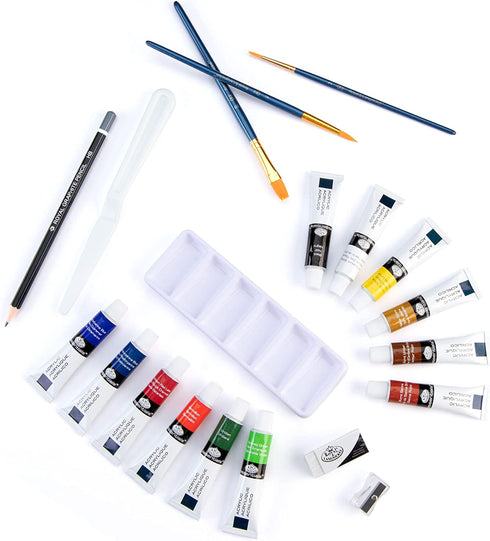 Royal & Langnickel Essentials Clear View Acrylic Painting Set, Small