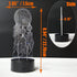 YAOFAR Dream Catcher Night Light LED 3D Illusion USB Dreamcatcher Lamp Present Birthday Gift for Baby Toddler Boy Girl Kid Mother Nursery Bedroom Room Decor (Dream)