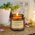 YFYTRE 4 Pack Scented Candle Set Soy Wax Candles, Aromatherapy Candles for Home Decoration, Jar Candles Gift for Women with Amber Glass Jars and Kraft Wrapping