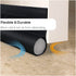 Lazy Monk Foam Door Draft Stopper 32 - 36 Inch Bottom Gap Filler One Sided, Under Door Breeze Blocker Weather Strip Cold Warm Air Wind Insulator Seal, Sliding Door Noise Reduction Sound Proof Cover