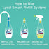 Lysol Smart Multipurpose Disinfecting Spray Cleaner Kit, Citrus Breeze, For Disinfecting & Cleaning, 5pc Set‹, Packaging May Vary