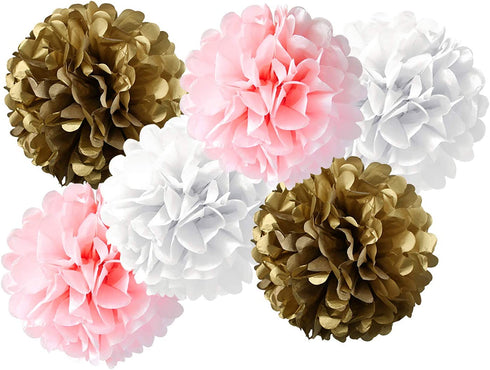 Archome 64pcs Pink Party/Birthday Decorations For Princess Decorations/Birthday Decorations For Grils/Women