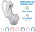 Vapur Solid Flexible Water Bottle - with Carabiner