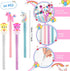 24 Pieces LED Cartoon Animal Pens Unicorn Bear Flashing Gel Ink Pens Light up Glow in The Dark Pen Flashing Toys Party Favors Christmas Stocking Stuffer for Goodie Bags Birthday Office School Supplies