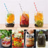 Mason Jars, SPANLA 16 OZ Mason Jars Glass Jars with Regular Lids and Bands, Ideal for Jam, Honey, Wedding Favors, Shower Favors, Baby Foods, DIY Magnetic Spice Jars, 12 PACK, 12 Whiteboard Labels