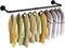 UlSpeed Clothing Rack Wall Mounted, 38.4in Industrial Pipe Wall Hanging Garment Rack, Space-Saving, Heavy Duty Wall Clothes Rack, Multi-Purpose Hanging Bracket for Laundry Room, Closet (Black, 1 Set)