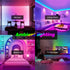 50ft LED Strip Lights Bluetooth ,Sync Music Color Changing LED Lights Strip,SMD 5050 Flexible LED Tape Light with Remote/Phone Control,Bluetooth LED Strips Light for Bedroom,Indoor,DIY (APP+ Remote?