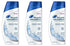 Head and Shoulders Classic Clean Anti-Dandruff Shampoo 3 oz Travel Size (Pack of 3)