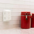 GE 6-Outlet Extender, 2 Pack, Grounded Wall Tap, Adapter Spaced Outlets, 3-Prong, Quick and Easy Install, UL Listed, White, 40222