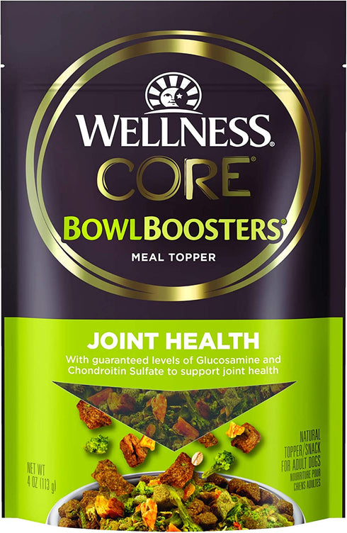 Wellness CORE Bowl Boosters Joint Health Dog Food Topper, 4 Ounce Bag