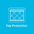 Linenspa Premium Smooth Waterproof Mattress Protector-Vinyl Free Waterproof Mattress Cover, King, White