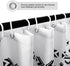 Uphome Boho Shower Curtain for Bathroom Black and White Geometric Tribal Shower Curtain Set with Hooks Modern Bohemian Bath Curtain,Upgraded Thicken Fabric-160GSM, 72x72