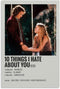 YTSLJ 90 S Aesthetic for Room Poster 10 Things I Hate About You Canvas Art Poster and Wall Art Picture Print Modern Family Bedroom Decor Posters 16x24inch(40x60cm)
