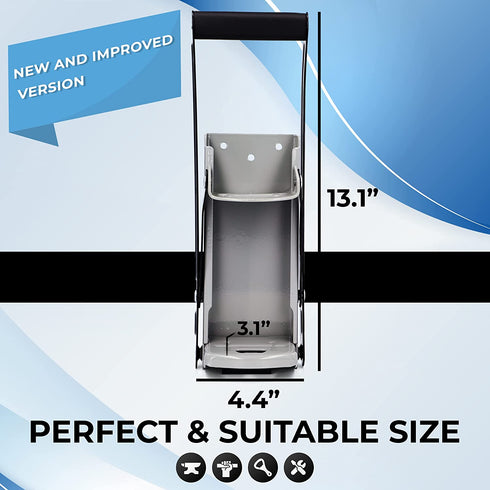 Ram-Pro 12 oz Aluminum Can Crusher & Bottle Opener | Heavy Duty Metal Wall Mounted Soda Beer Smasher Eco-Friendly Recycling Tool