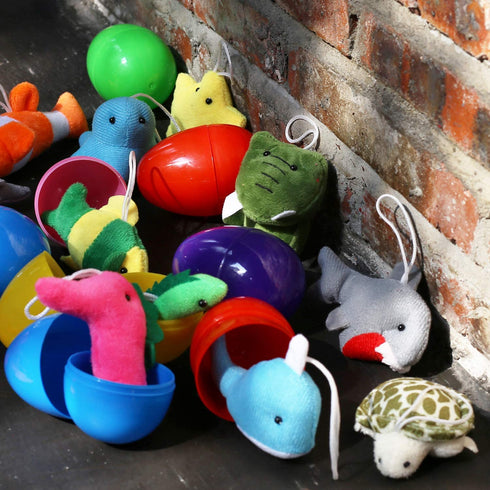 25 Pack Mini Ocean Animal Plush Toys,Sea Creatures Stuffed Toy for Kid Party Favor,Small Keychain Decoration for Christmas Tree,Goody Bag Fillers,Stocking Easter Eggs Stuffers, Basket Fillers, Dog Cat