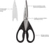 KitchenAid All Purpose Shears with Protective Sheath, 8.72-Inch, Black & Classic Pizza Wheel, 9-Inch, Black