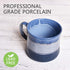 Bosmarlin Large Ceramic Coffee Mug, Big Tea Cup for Office and Home, 21 Oz, Dishwasher and Microwave Safe, 1 PCS¦ (Blue)