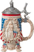 Hallmark Keepsake Christmas Ornament, Year Dated 2021, Patriotic Beer Stein