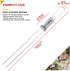 CMYK Barbecue Skewers, 6-Pack 13" Stainless Steel Grilling Skewers with Slider, Reusable Metal BBQ Shish Kebab Skewer Sticks
