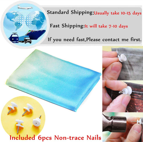 HVEST Marine Life Wall Tapestry Dolphin Shark Turtle and Fish Under Blue Sea Wall Hanging Ocean Tapestries for Kids Bedroom Living Room Dorm Wall Decor Birthday Party Background,80Wx60H inches